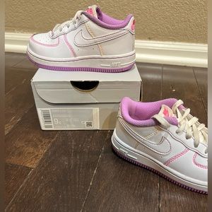 Kids size 9 Air Force Ones